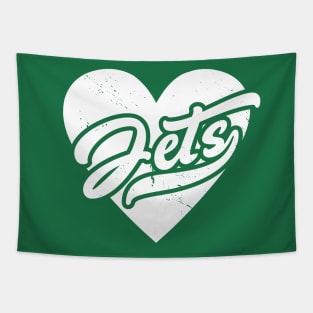 Vintage Jets School Spirit // High School Football Mascot // Go Jets Tapestry