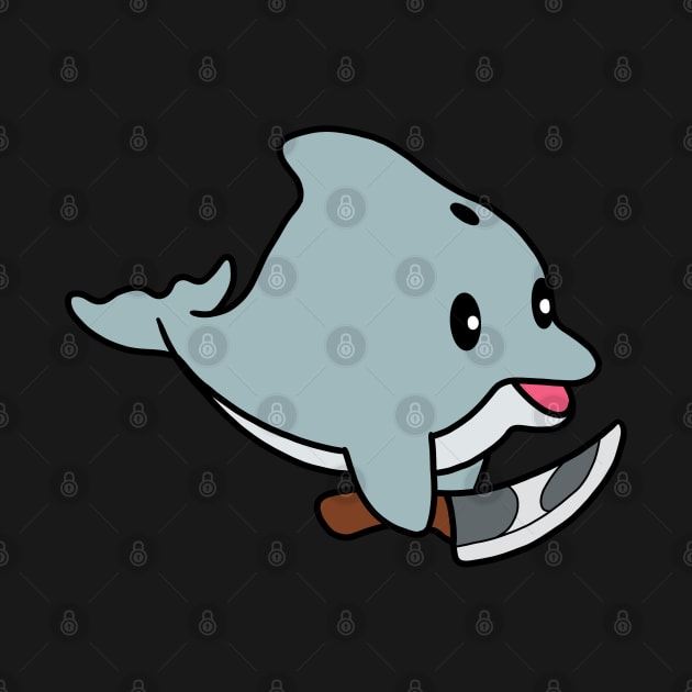 Dolphin with knife! by Anime Meme's