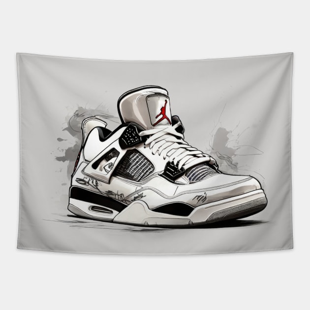 AJ 4 Tapestry by Buff Geeks Art