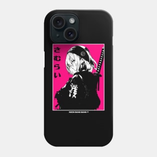 Cyberpunk Girl Samurai Warrior Anime Streetwear Phone Case