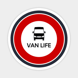 Van Life Traffic Sign Magnet