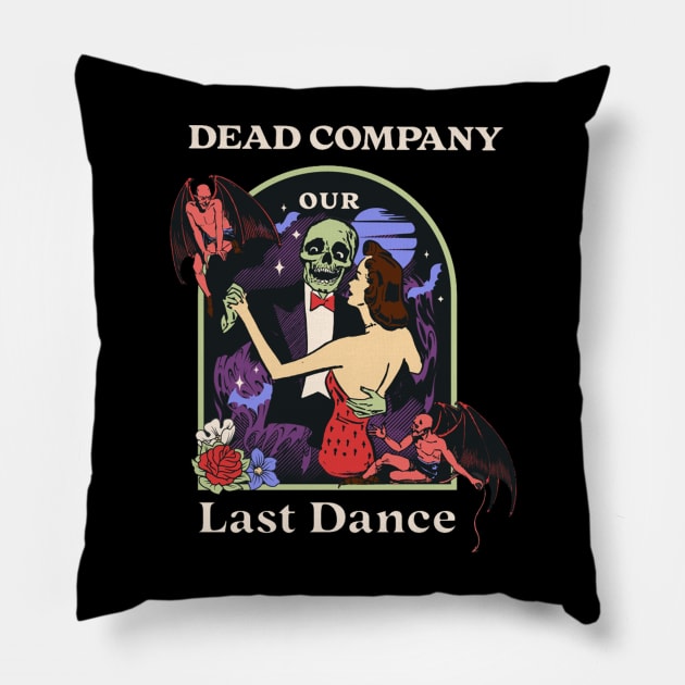 Our Last Dance Company Pillow by Elaia Loelya Art
