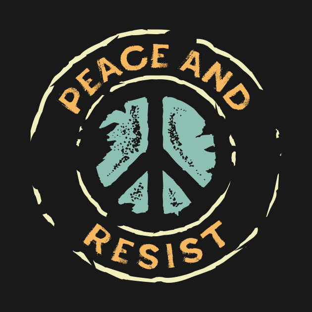 Peace and Resist - 2018 Midterm Elections by directdesign