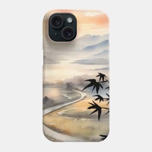 Korean painting, beautiful ink painting Phone Case