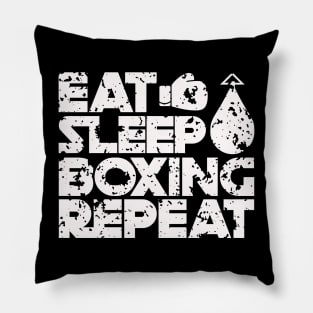 Aged Eat Sleep Boxing Pillow