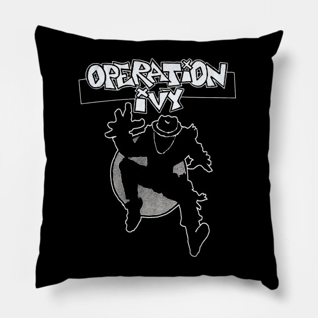 Operation Ivy Band Logo Pillow by Powder.Saga art