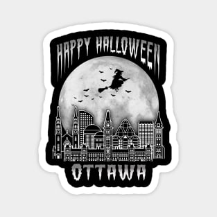 Happy Halloween Ottawa Canada Magnet