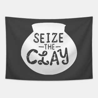 Pottery Gift " Seite The Clay " Tapestry