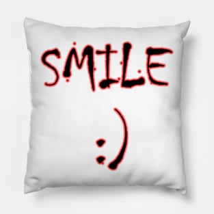 colon smile Pillow