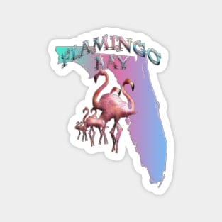 Flamingo Bay Florida Magnet