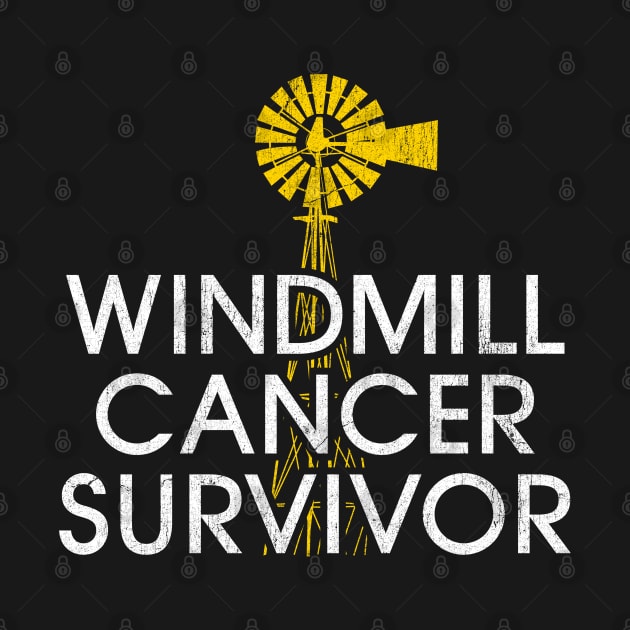 Funny Meme - Windmill Cancer Survivor graphic by Vector Deluxe