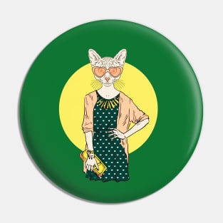 cat lady Pin