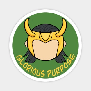 Loki Glorious Purpose Magnet