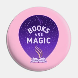 Books are magic - night sky full of stars Pin