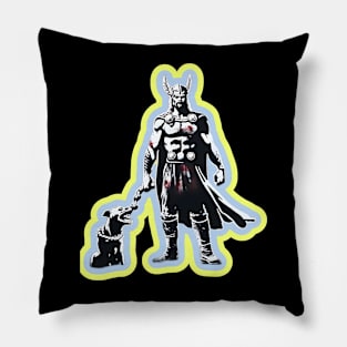 Thor and Dog Pillow