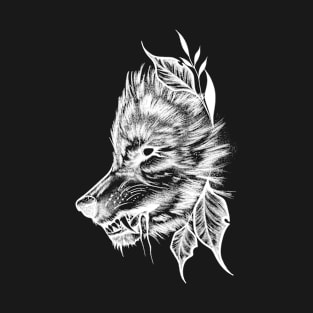 The Wolf (white version) T-Shirt