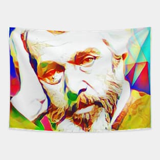 Thomas Carlyle Colourful Portrait | Thomas Carlyle Artwork 6 Tapestry