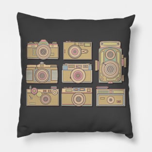 Bright Classic Camera Pillow