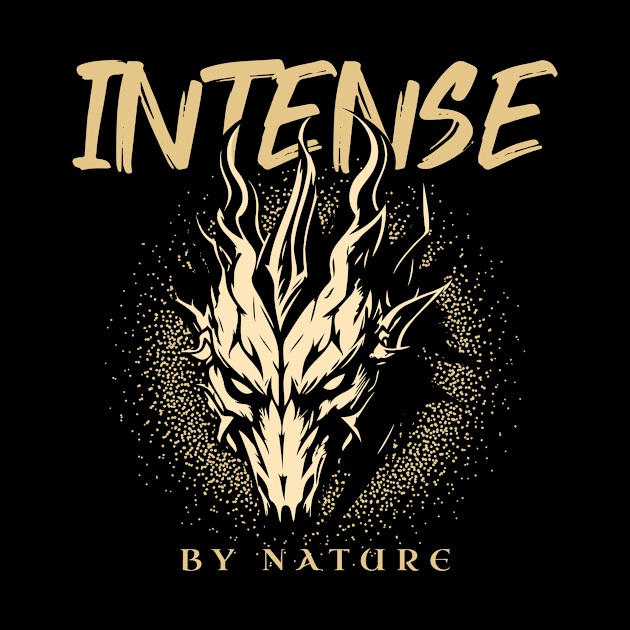 Intense By Nature Quote Motivational Inspirational by Cubebox