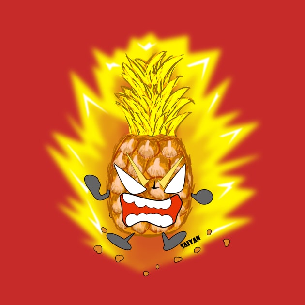 40 Pineapple Super Saiyan by ChuyDoesArt