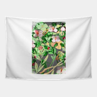 Garden Frenzy Night Tapestry