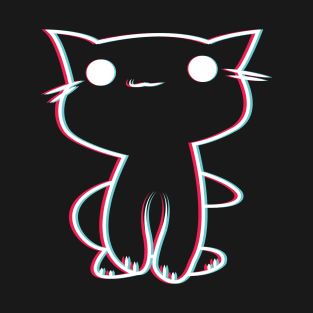 cute glitch cat T-Shirt