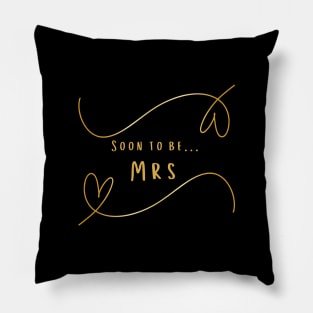 Bridal shower design - bride to be Pillow