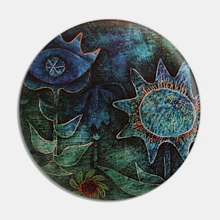 Flowers In The Night Pin