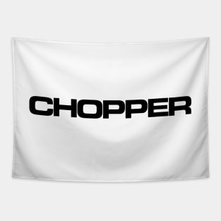 Chopper logo (black) Tapestry