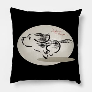 Dog running by Toru Pillow