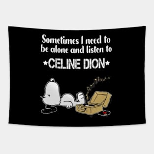 Celine Dion // Aesthetic Vinyl Record Vintage // T-Shirt Tapestry