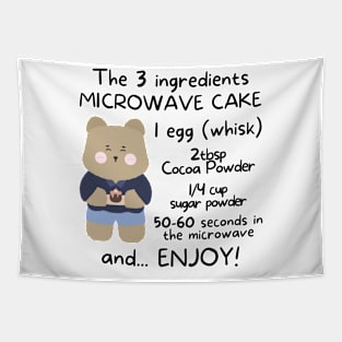 Mug Cake Recipe Tapestry