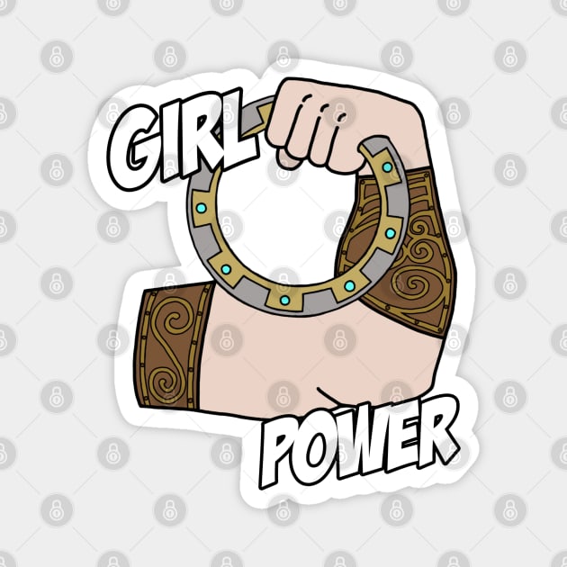 Xena Girl Power Magnet by CharXena