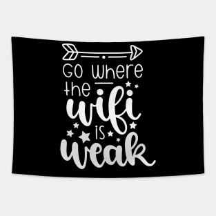 Go Where The Wifi Is Weak Tapestry