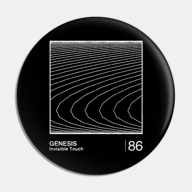 Genesis / Minimalist Graphic Design Fan Artwork Pin by saudade