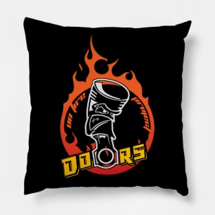 Piston Fire Project Pillow