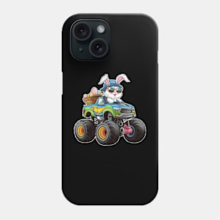 Happy Easter Monster Truck - funny bunny trucker Phone Case