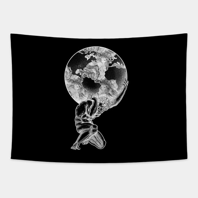 Atlas Greek mythology Tapestry by Artardishop