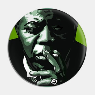 Satchmo-Warhol-styled design Pin