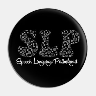 Speech Therapy Rainbow Speech Language Pathologist Therapist Pin