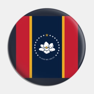 Mississippi Flag, USA. new 2020 Pin