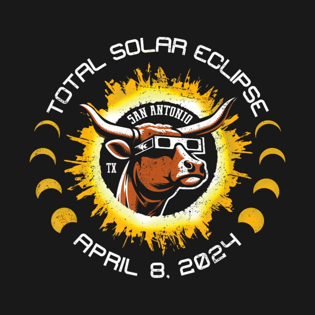 Total Solar Eclipse 2024 San Antonio Texas by klei-nhanss