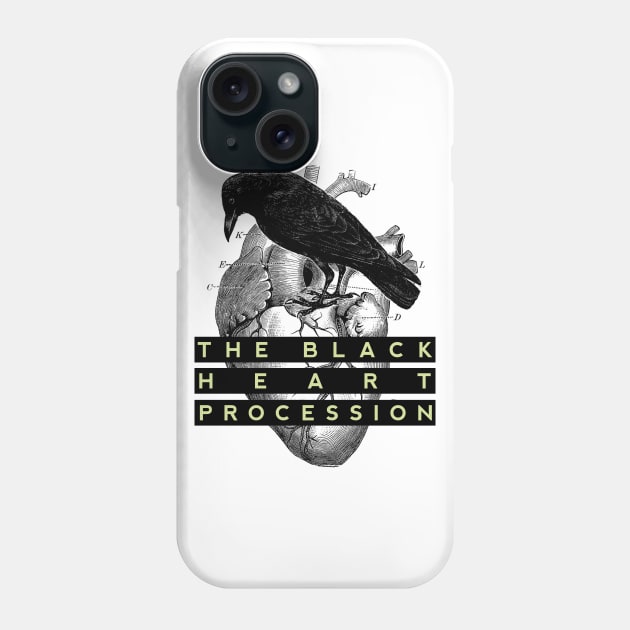 The Black Heart Procession Crow Tribute Phone Case by chilangopride