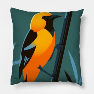 Hooded oriole Pillow