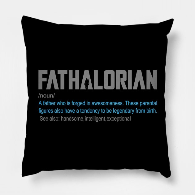 FATHALORIAN DEFINITION Pillow by POP SHOCK