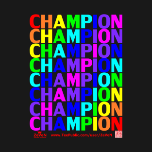 CHAMPION rainbow T-Shirt