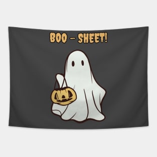 Halloween Boosheet Ghost Tapestry