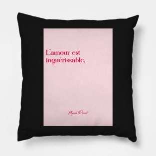 Quotes about love - Marcel Proust Pillow