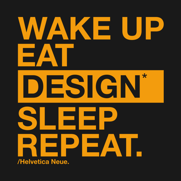 Wake up graphic design by dynecreative