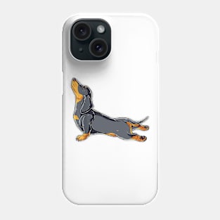 Dachshund Yoga Pose Phone Case